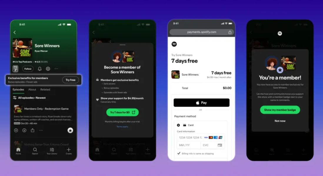 Spotify запустила платные подписки на подкасты - 1